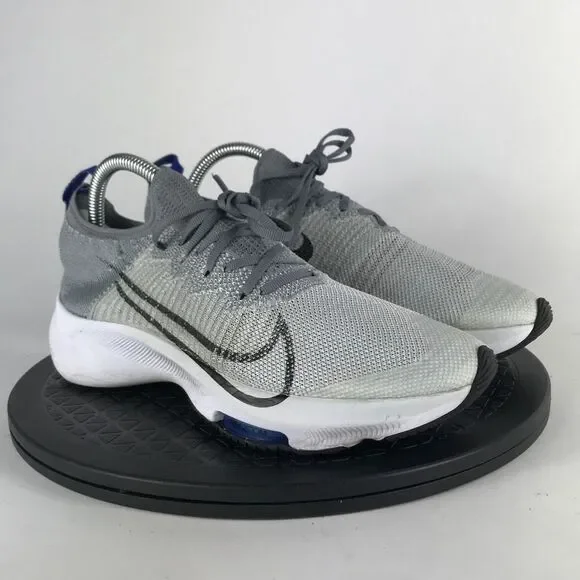 Nike Air Zoom Tempo Flyknit Gray Running Shoes CJ2102-002 Women’s Size 8.5 (7Y) - Picture 3 of 12
